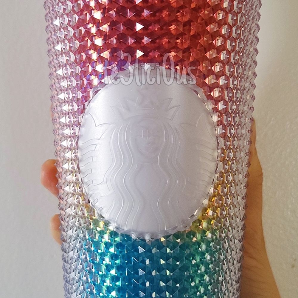 🏳️‍🌈 STARBUCKS PRIDE RAINBOW STUDDED TUMBLER - Picture 2 of 8
